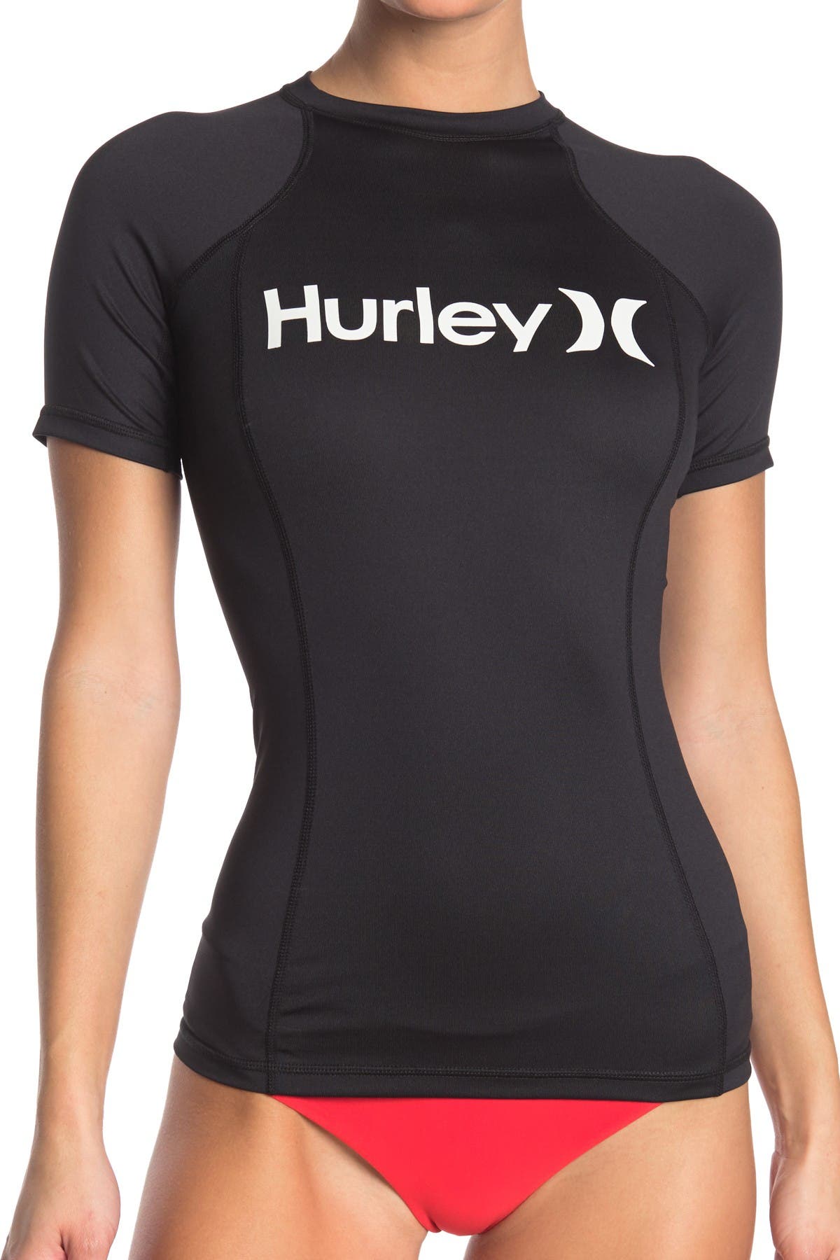 Hurley Mens One Only Short Sleeve Rashguard